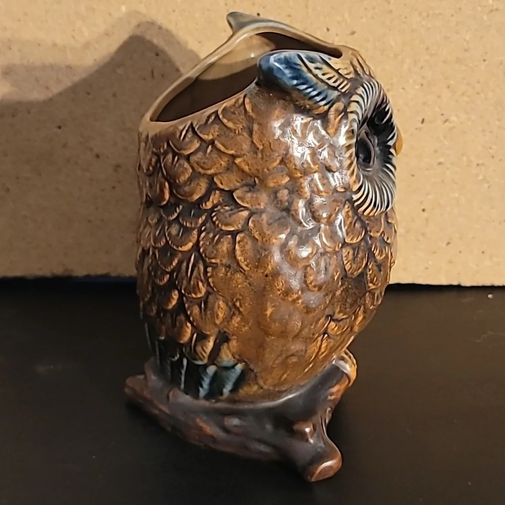 Vintage Owl Planter - Picture 2 of 8